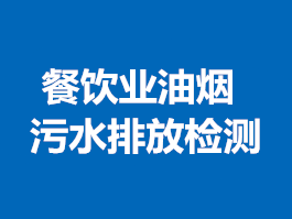 餐飲業(yè)油煙、污水排放檢